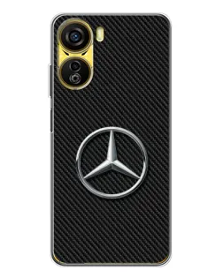 Чехол для ZTE Nubia Neo 5G с картинкой «Карбоновый Mercedes стиль»