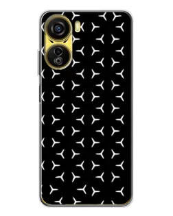 Чехол для ZTE Nubia Neo 5G с картинкой «Mercedes паттерн звезд»