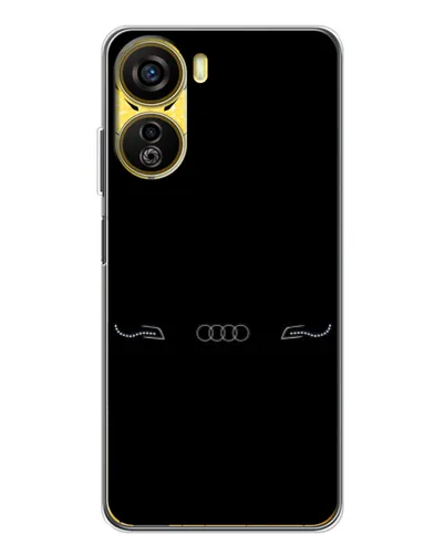 Чехол для ZTE Nubia Neo 5G с картинкой «Audi — световой подпись»