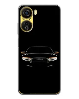 Чехол для ZTE Nubia Neo 5G с картинкой «Audi — ночной контур» Чехол для ZTE Nubia Neo 5G с картинкой «Audi — ночной контур»