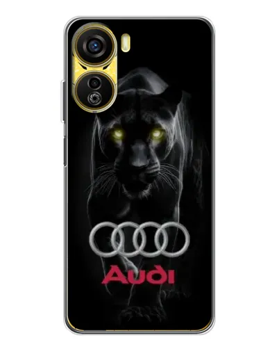 Чехол для ZTE Nubia Neo 5G с картинкой «Пантера и Audi»
