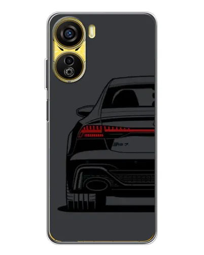 Чехол для ZTE Nubia Neo 5G с картинкой «Задняя часть Audi — арт»