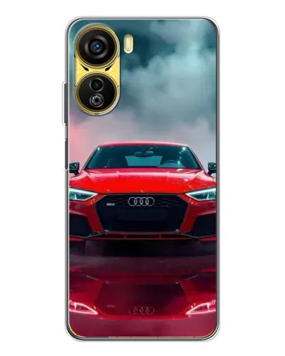Чехол для ZTE Nubia Neo 5G с картинкой «Audi RS — красный стиль»