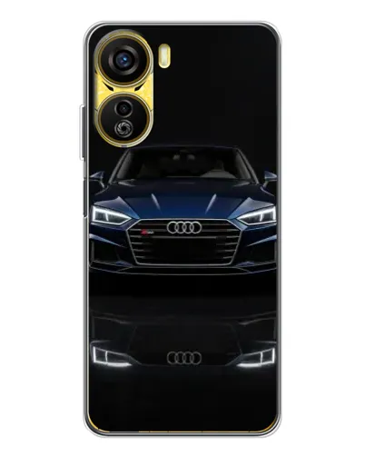 Чехол для ZTE Nubia Neo 5G с картинкой «Audi — ночное отражение»