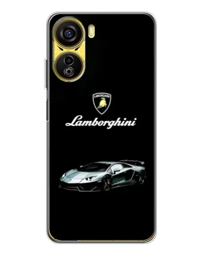 Чехол для ZTE Nubia Neo 5G с картинкой «Логотип Lamborghini классика»
