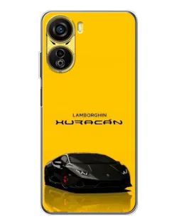Чехол для ZTE Nubia Neo 5G с картинкой «Lamborghini Huracan черный»