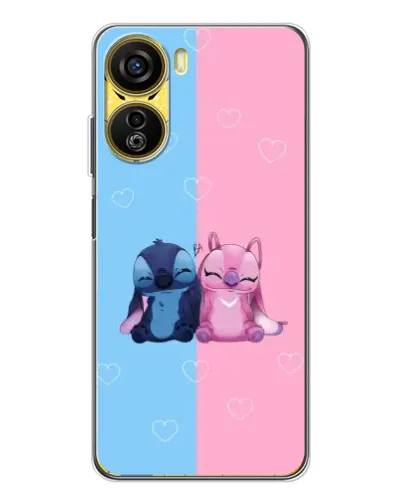 Чехол для ZTE Nubia Neo 5G с картинкой «Stitch и Angel Love» Чехол для ZTE Nubia Neo 5G с картинкой «Stitch и Angel Love»