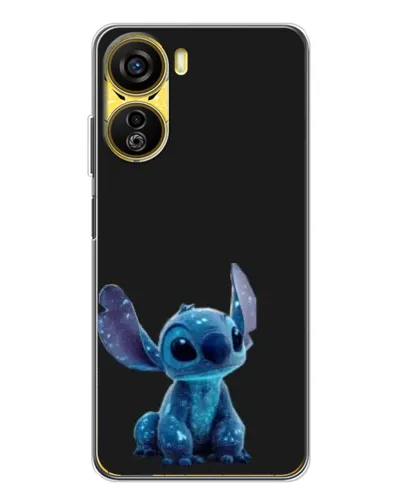 Чехол для ZTE Nubia Neo 5G с картинкой «Стич на черном» Чехол для ZTE Nubia Neo 5G с картинкой «Стич на черном»