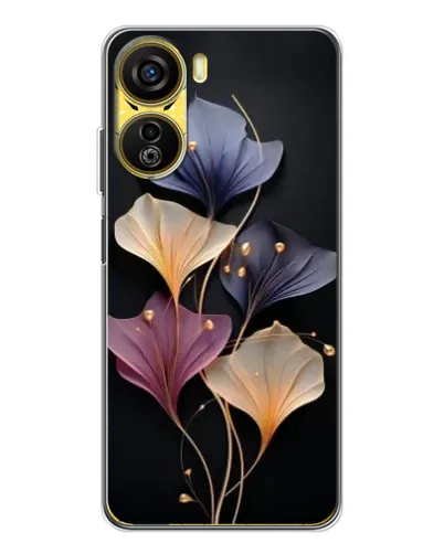Чехол для ZTE Nubia Neo 5G с картинкой «Лиловые цветы грации»