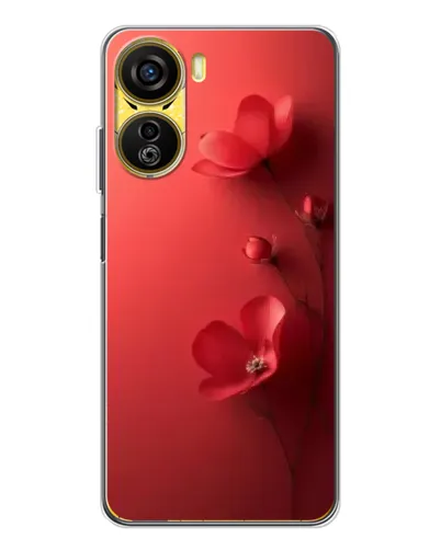 Чехол для ZTE Nubia Neo 5G с картинкой «Маковые соцветия»