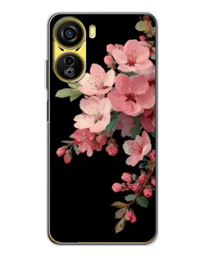 Чехол для ZTE Nubia Neo 5G с картинкой «Розовая ветка сакуры»