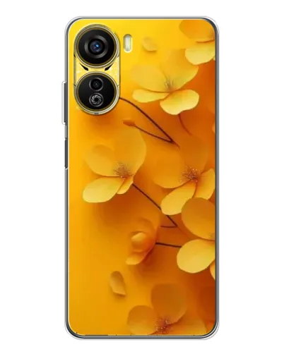Чехол для ZTE Nubia Neo 5G с картинкой «Золотые лепестки»