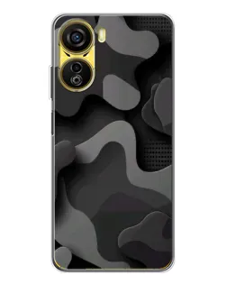 Чехол для ZTE Nubia Neo 5G с картинкой «Темный абстрактный камуфляж»