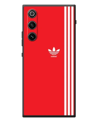 Чехол для ZTE Nubia RedMagic 10 Air с картинкой «Красный минимализм Adidas»