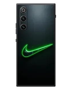 Чехол для ZTE Nubia RedMagic 10 Air с картинкой «Неоновый контур Nike»