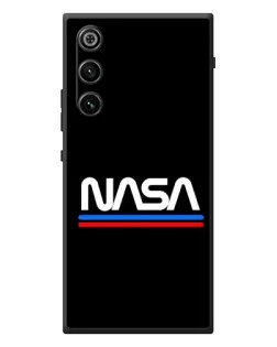 Чехол для ZTE Nubia RedMagic 10 Air с картинкой «NASA — классика Red Blue» Чехол для ZTE Nubia RedMagic 10 Air с картинкой «NASA — классика Red Blue»