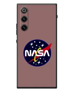 Чехол для ZTE Nubia RedMagic 10 Air с картинкой «NASA — ретро космос» Чехол для ZTE Nubia RedMagic 10 Air с картинкой «NASA — ретро космос»