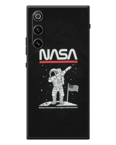 Чехол для ZTE Nubia RedMagic 10 Air с картинкой «NASA — шагаем по Луне» Чехол для ZTE Nubia RedMagic 10 Air с картинкой «NASA — шагаем по Луне»