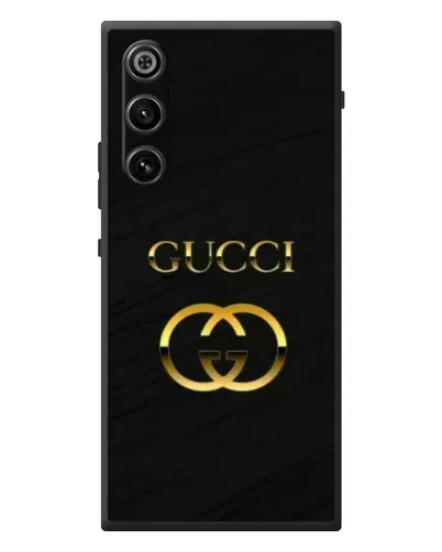 Чехол для ZTE Nubia RedMagic 10 Air с картинкой «Золотой логотип Gucci»