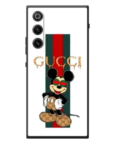 Чехол для ZTE Nubia RedMagic 10 Air с картинкой «Микки Маус Gucci — полосы»