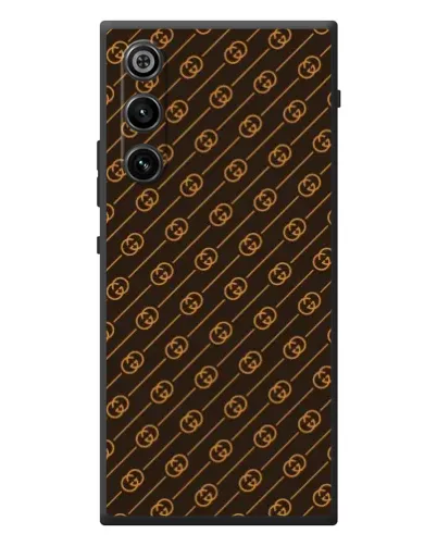 Чехол для ZTE Nubia RedMagic 10 Air с картинкой «Gucci — золотые диагонали»
