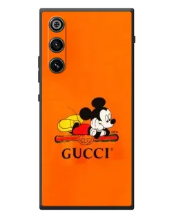 Чехол для ZTE Nubia RedMagic 10 Air с картинкой «Микки Маус Gucci — оранж»