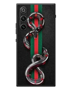 Чехол для ZTE Nubia RedMagic 10 Air с картинкой «Gucci — змея на полосе»