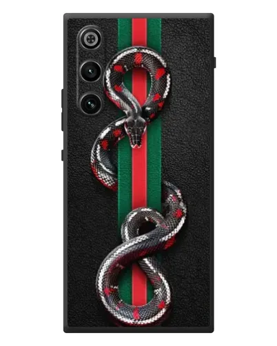 Чехол для ZTE Nubia RedMagic 10 Air с картинкой «Gucci — змея на полосе» Чехол для ZTE Nubia RedMagic 10 Air с картинкой «Gucci — змея на полосе»