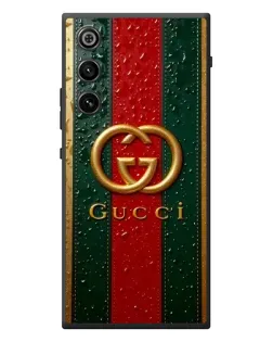 Чехол для ZTE Nubia RedMagic 10 Air с картинкой «Gucci — фирменная полоса и золото»