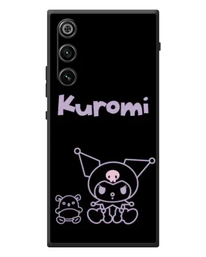 Чехол для ZTE Nubia RedMagic 10 Air с картинкой «Kuromi — черный минимализм»