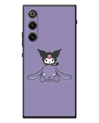 Чехол для ZTE Nubia RedMagic 10 Air с картинкой «Kuromi на лиловом фоне»