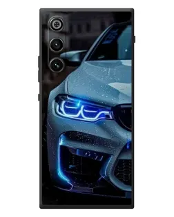 Чехол для ZTE Nubia RedMagic 10 Air с картинкой «Взгляд BMW с синими фарами» Чехол для ZTE Nubia RedMagic 10 Air с картинкой «Взгляд BMW с синими фарами»