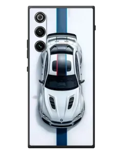 Чехол для ZTE Nubia RedMagic 10 Air с картинкой «Вид сверху — BMW M» Чехол для ZTE Nubia RedMagic 10 Air с картинкой «Вид сверху — BMW M»