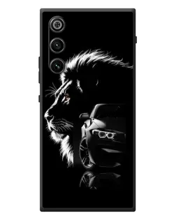Чехол для ZTE Nubia RedMagic 10 Air с картинкой «BMW и лев» Чехол для ZTE Nubia RedMagic 10 Air с картинкой «BMW и лев»