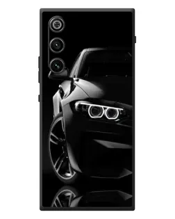 Чехол для ZTE Nubia RedMagic 10 Air с картинкой «Черная BMW — профиль» Чехол для ZTE Nubia RedMagic 10 Air с картинкой «Черная BMW — профиль»
