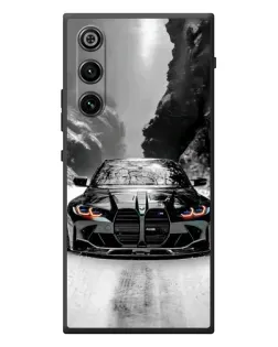 Чехол для ZTE Nubia RedMagic 10 Air с картинкой «BMW — акварельный дрифт» Чехол для ZTE Nubia RedMagic 10 Air с картинкой «BMW — акварельный дрифт»