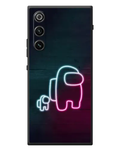 Чехол для ZTE Nubia RedMagic 10 Air с картинкой «Among Us неон-арт»