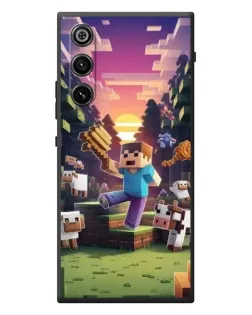 Чехол для ZTE Nubia RedMagic 10 Air с картинкой «Стив на ферме»