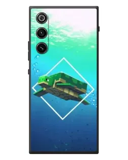 Чехол для ZTE Nubia RedMagic 10 Air с картинкой «Черепаха Minecraft»