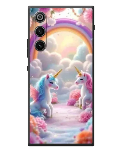 Чехол для ZTE Nubia RedMagic 10 Air с картинкой «Радуга и единороги» Чехол для ZTE Nubia RedMagic 10 Air с картинкой «Радуга и единороги»