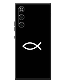 Чехол для ZTE Nubia RedMagic 10 Air с картинкой «Символ рыбы Jesus»