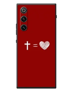 Чехол для ZTE Nubia RedMagic 10 Air с картинкой «Уравнение любви»