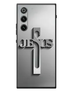 Чехол для ZTE Nubia RedMagic 10 Air с картинкой «Металлический крест Jesus»