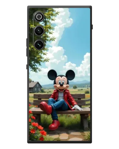 Чехол для ZTE Nubia RedMagic 10 Air с картинкой «Микки на скамейке»
