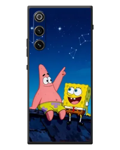 Чехол для ZTE Nubia RedMagic 10 Air с картинкой «Губка Боб и Патрик ночью» Чехол для ZTE Nubia RedMagic 10 Air с картинкой «Губка Боб и Патрик ночью»