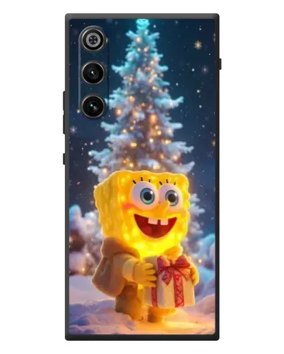 Чехол для ZTE Nubia RedMagic 10 Air с картинкой «Рождественский Спанч Боб» Чехол для ZTE Nubia RedMagic 10 Air с картинкой «Рождественский Спанч Боб»