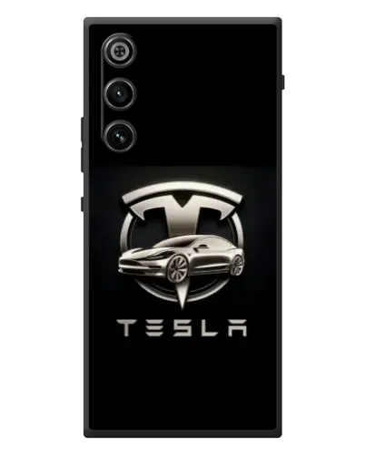 Чехол для ZTE Nubia RedMagic 10 Air с картинкой «Tesla — серебристое авто» Чехол для ZTE Nubia RedMagic 10 Air с картинкой «Tesla — серебристое авто»