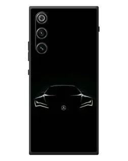 Чехол для ZTE Nubia RedMagic 10 Air с картинкой «Mercedes — силуэт авто» Чехол для ZTE Nubia RedMagic 10 Air с картинкой «Mercedes — силуэт авто»