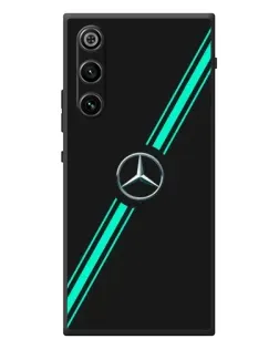 Чехол для ZTE Nubia RedMagic 10 Air с картинкой «Спортивные линии Mercedes» Чехол для ZTE Nubia RedMagic 10 Air с картинкой «Спортивные линии Mercedes»