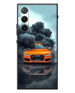 Чехол для ZTE Nubia RedMagic 10 Air с картинкой «Audi в облаках дыма»